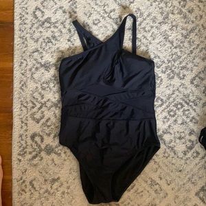 Black Mesh One Piece